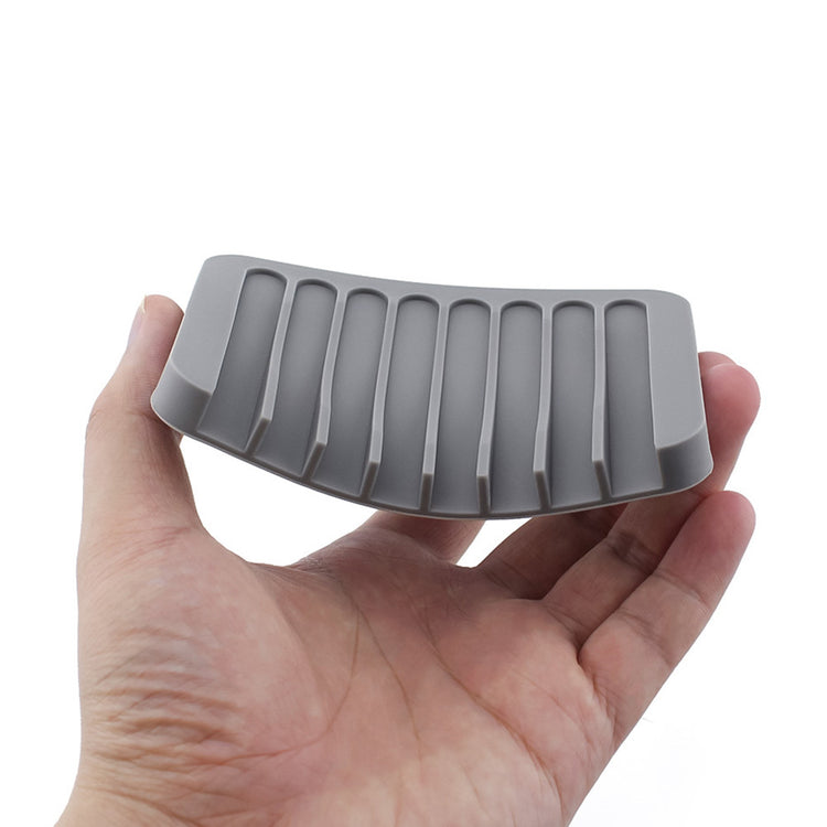 Silicone soap dish