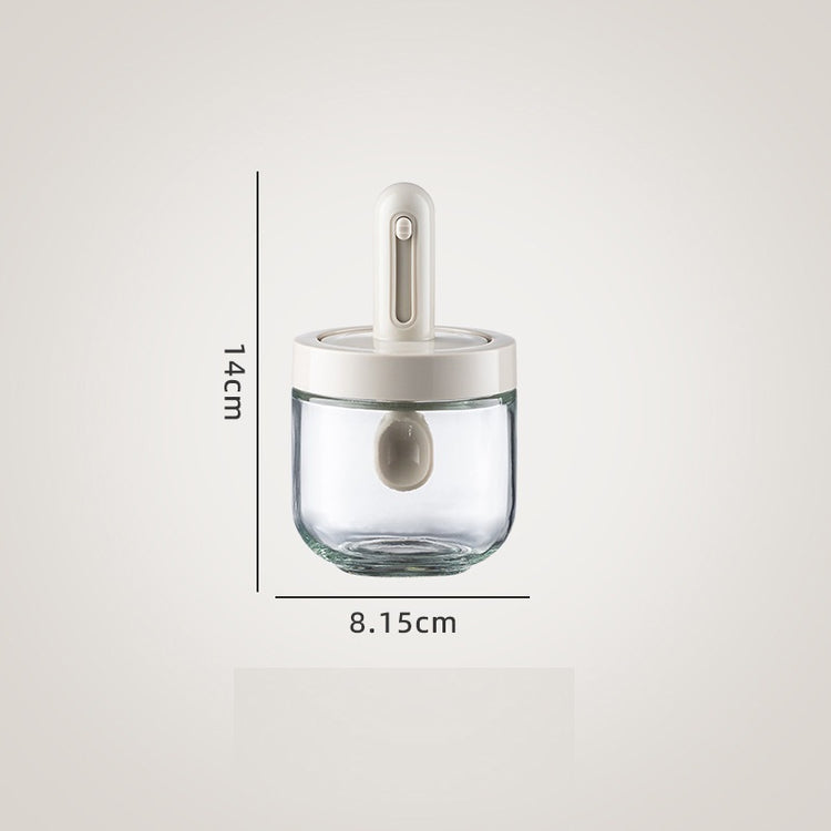 Retractable Seasoning Containers Household Moisture-proof Kitchen Sealed Glass Bottle