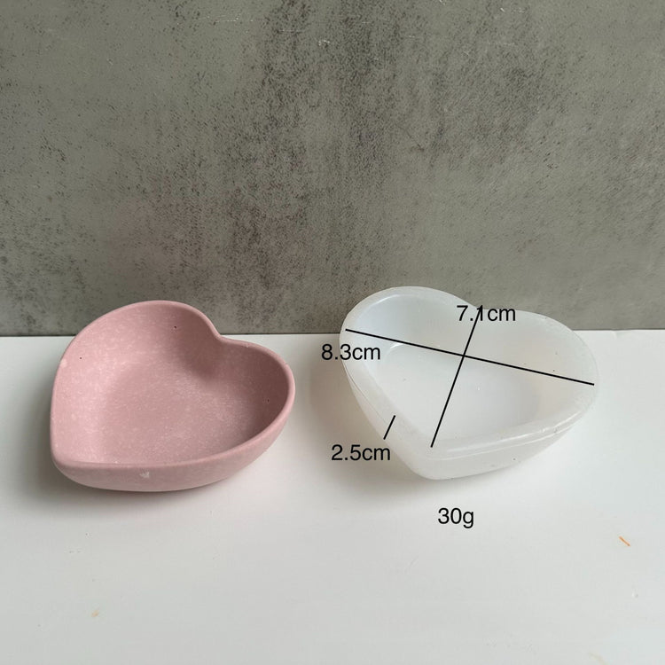 Love Square Storage Dish Silicone Mold