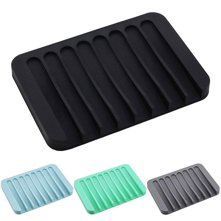 Silicone soap dish