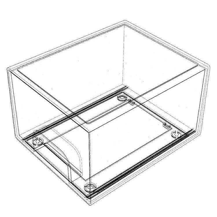1 2 4 Pack Clear Stackable Storage Drawers, 11.2cm, 4.4in Tall Acrylic Bathroom Makeup Organizer,Plastic Storage Bins For Vanity, Undersink, Kitchen Cabinets, Pantry, Home Organization
