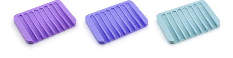 Silicone soap dish