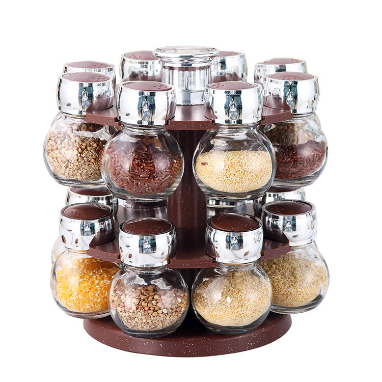 Kitchen Supplies Small Seasoning Bottle Combination Small Seasoning Containers With Shelf