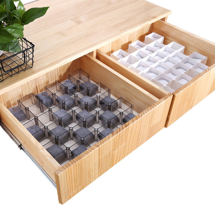Drawer storage honeycomb divider