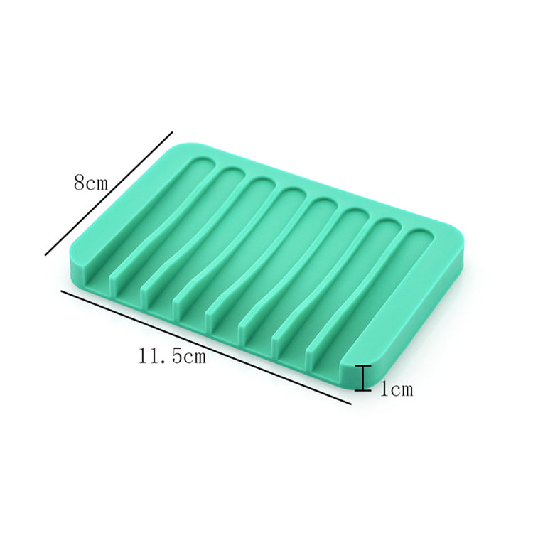 Silicone soap dish