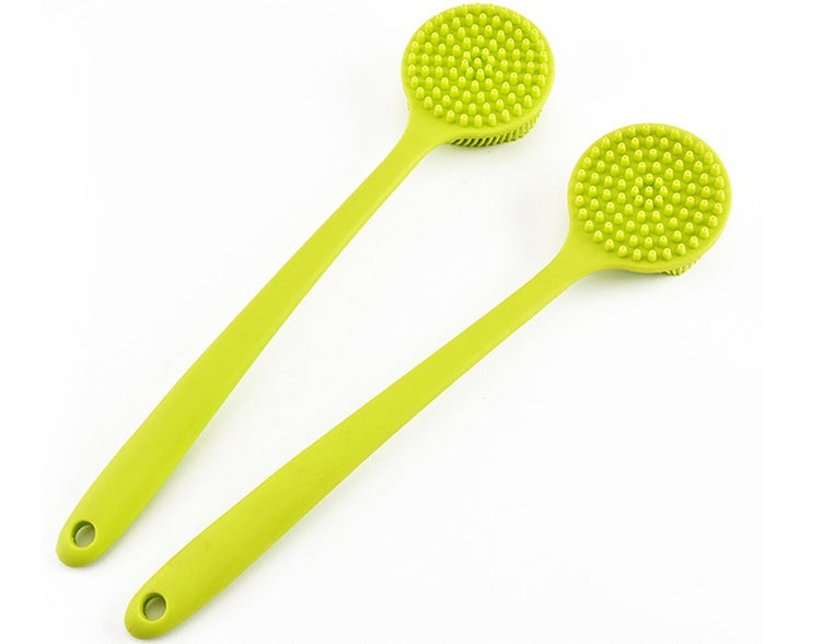 Silicone back scrubber stick