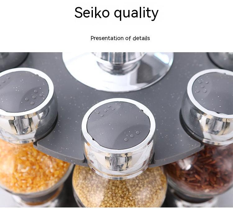 Kitchen Supplies Small Seasoning Bottle Combination Small Seasoning Containers With Shelf