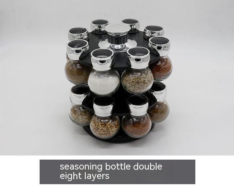 Kitchen Supplies Small Seasoning Bottle Combination Small Seasoning Containers With Shelf